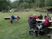 Både store og små så ut til å kose seg på Verkensområdet denne jubileumssøndagen