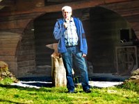 Lagets leder Odd Bjørkli ønsker velkommen til 30-års jubileumsfeiring i form av Åpen Dag på Verket.  Foto Joar Tapper Brobakk