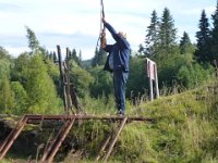 Som markering av 30 år, ble en sjufoldig salutt med bergkrutt avfyrt av Odd Bjørkli. Ett skudd for hvert 5. år 1985 - 2015. Foto Joar Tapper Brobakk
