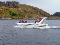 Båten til Roar Burø som skysset en halvpart av turdeltakerne