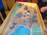Modellsomviser hvordan verket var på 1700-tallet