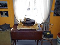 Håndkverna plassert i museet i Contoiret