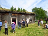 Lørdag, etter lunsj besøkte man Storaunstuggu på Aunet i Tydal