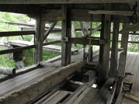 Inne på det gamle sagbruket i Ljusnedal
