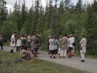 "Vikingene" ble også tatt med og vist "urskogen" som ligger på vestsida av nævra like ved Heingruva.