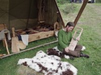 Også i vikingtida spilte man på enkle strengeinstrumenter.